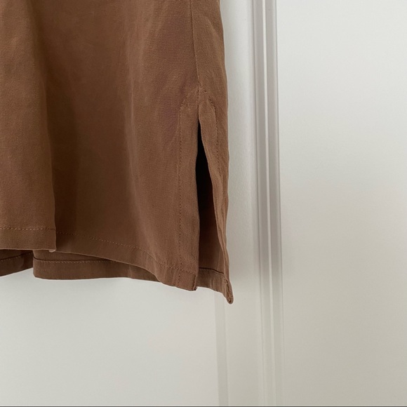 Elizabeth Suzann Josephine Vented Shell In Silk Crepe size M color Moss - Picture 9 of 14